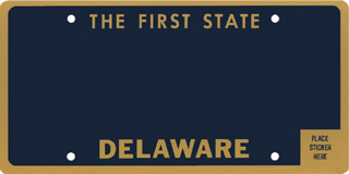 Personalized Current Delaware State License Plate – SignsAndTagsOnline