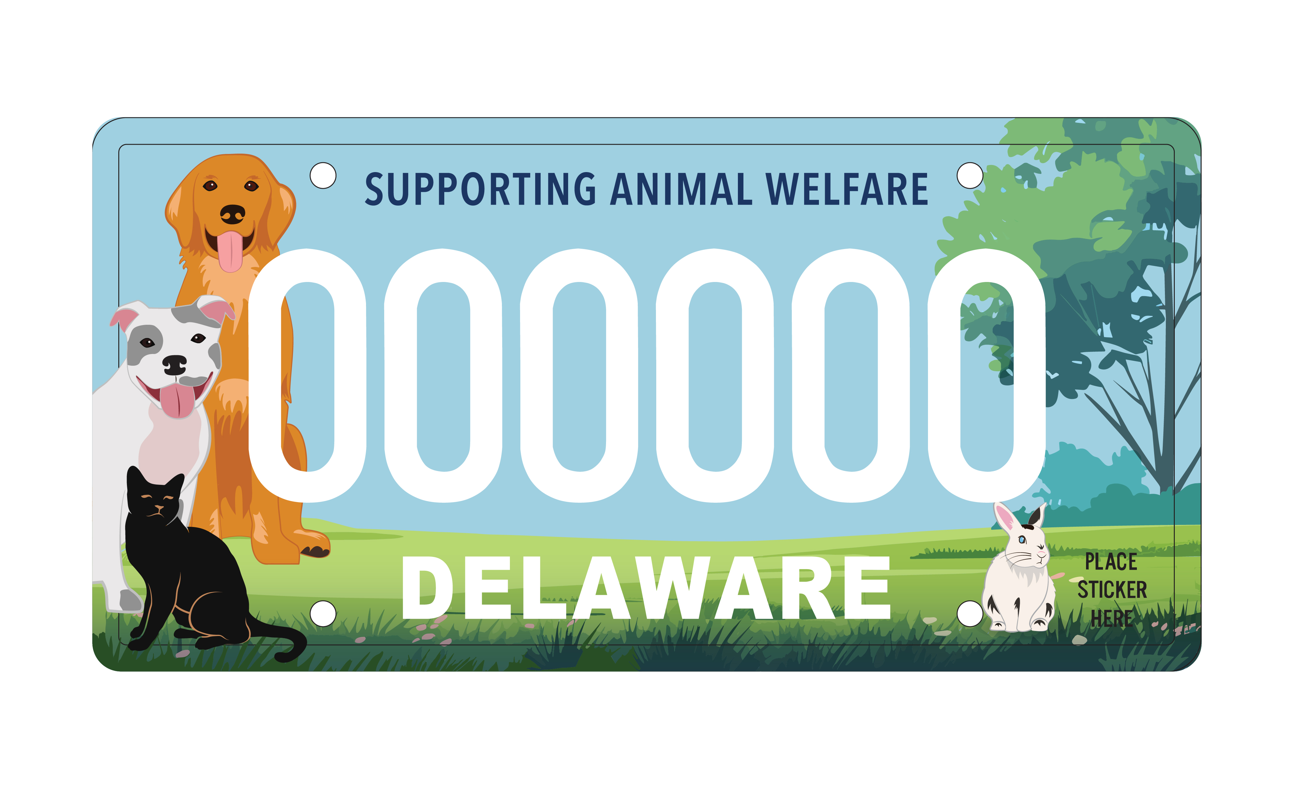 Animal Welfare License Plate